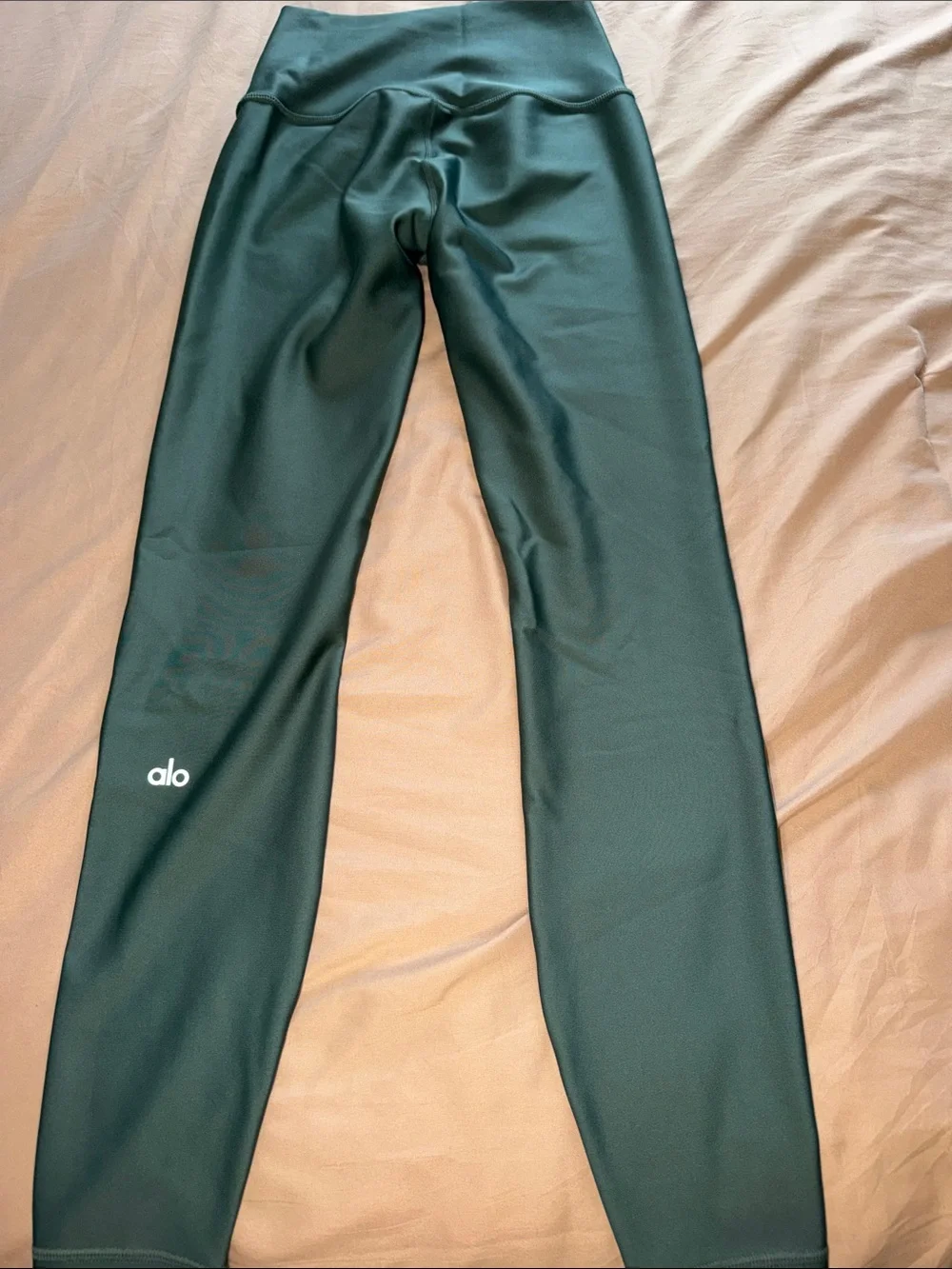 ALO Yoga Dark Green High-Rise Leggings